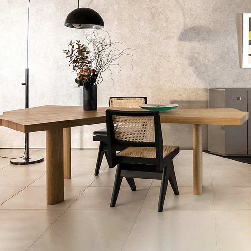 Bureau d'écriture contemporain en bois massif, hauteur de 29,5 po, avec pieds Clearhalo