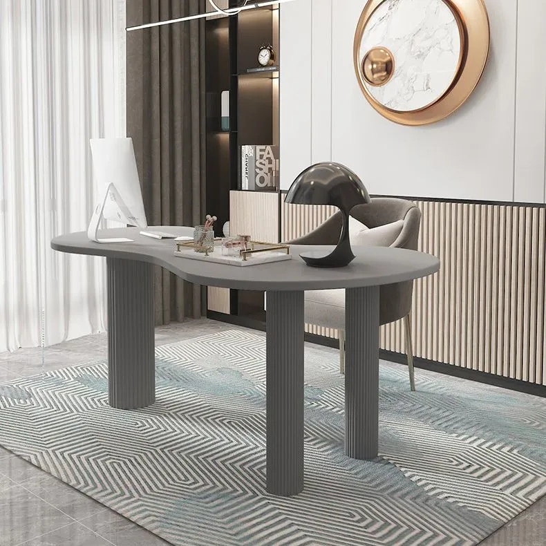 Bureau d'écriture contemporain en bois de pin avec pieds Clearhalo