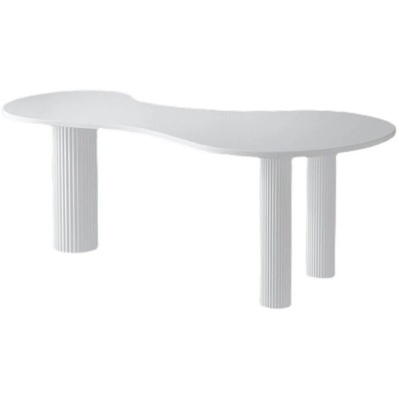 Bureau d'écriture contemporain en bois de pin avec pieds Clearhalo
