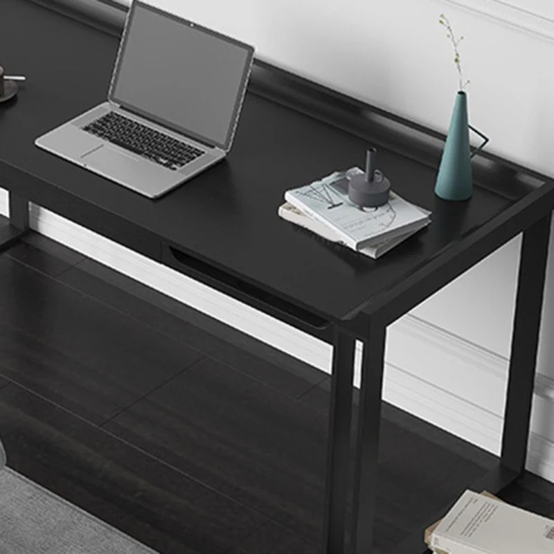 Bureau d'écriture contemporain en bois pour bureau 23,6" de largeur x 29,5" de hauteur Clearhalo