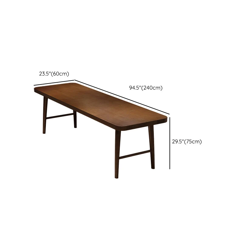 Bureau d'écriture contemporain en bois pour chambre à coucher, bureau en marron Clearhalo