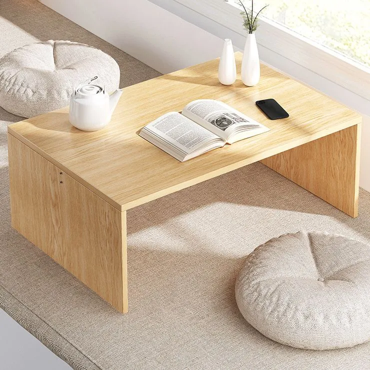 Bureau d'écriture contemporain en bois Sled Home Bureau rectangulaire Clearhalo