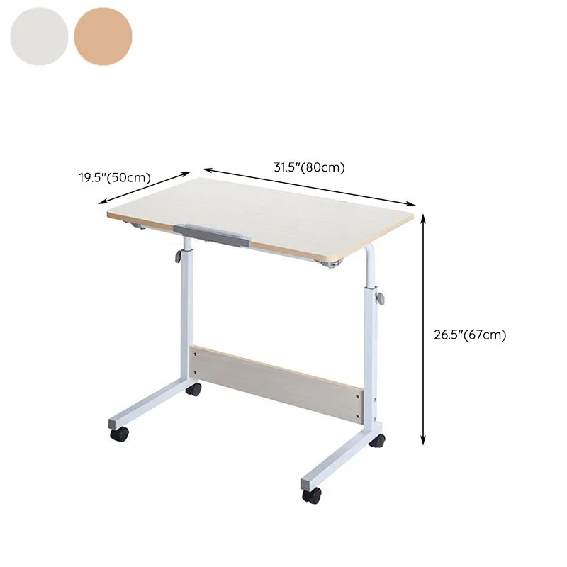 Bureau d'écriture contemporain Bureau debout en bois avec roulette Clearhalo