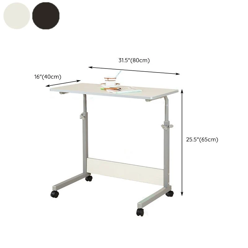 Bureau d'écriture contemporain Bureau debout en bois avec roulette Clearhalo