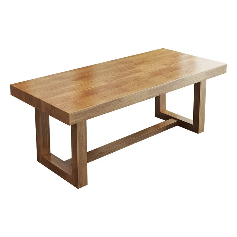 Bureau d'écriture contemporain Bureau rectangulaire en bois massif de pin Clearhalo