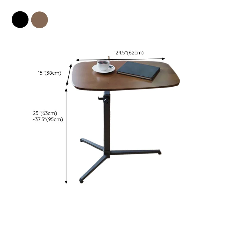 Bureau d'écriture contemporain de 14 po de large, bureau rectangulaire en bois Clearhalo