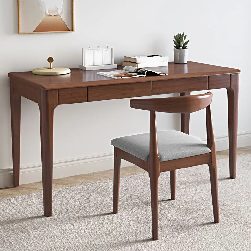 Bureau d'écriture contemporain Parsons Home Bureau de bureau de 29,5 pouces de haut avec tiroir Clearhalo