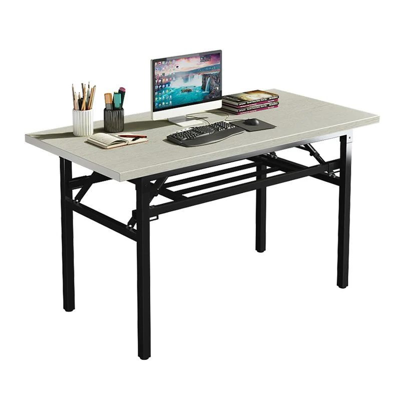 Bureau d'écriture contemporain pliable avec base Parsons, bureau à domicile, 29,5" H Clearhalo