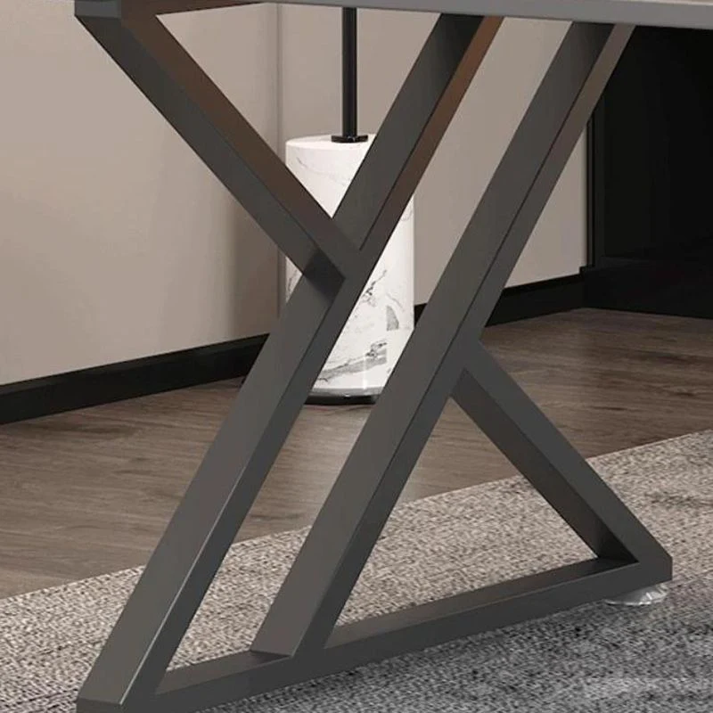 Bureau d'écriture contemporain en étain et marbre pour la maison Clearhalo