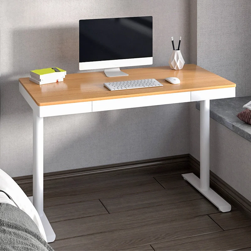 Bureau d'écriture contemporain en verre miroir Bureau de base Parsons Clearhalo