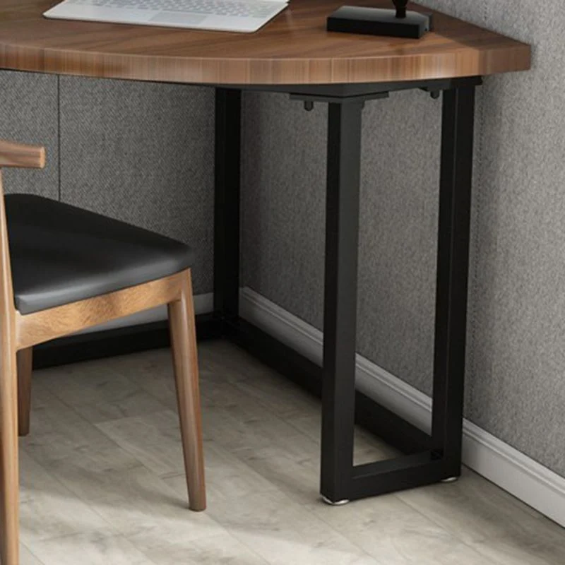 Bureau d'écriture d'angle contemporain en bois de pin pour la maison Clearhalo