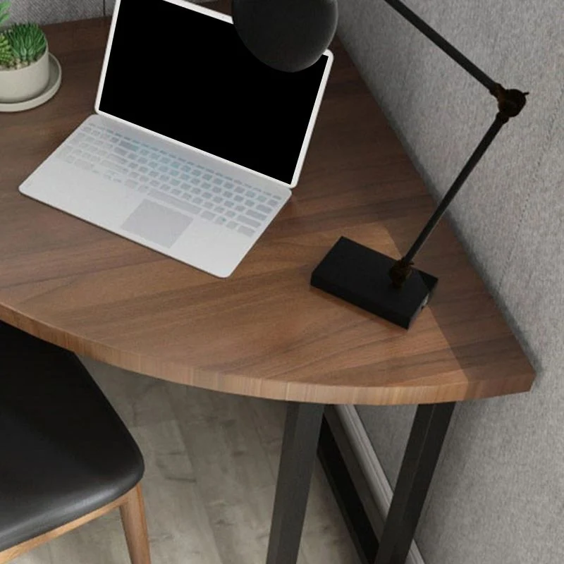 Bureau d'écriture d'angle contemporain en bois de pin pour la maison Clearhalo