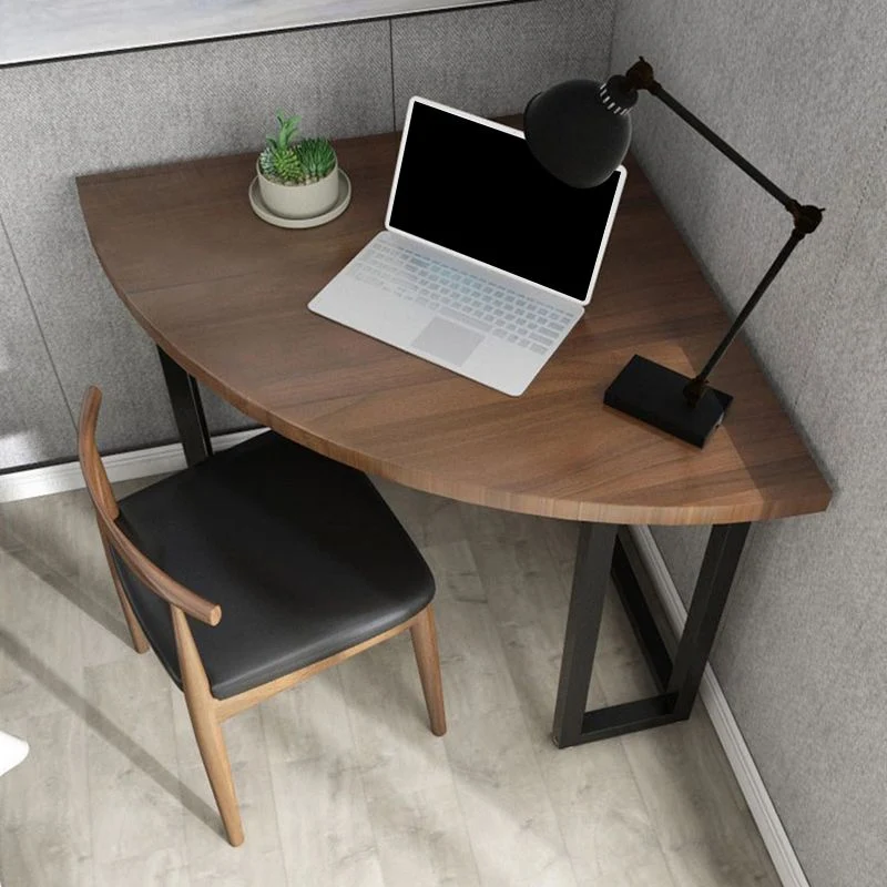 Bureau d'écriture d'angle contemporain en bois de pin pour la maison Clearhalo