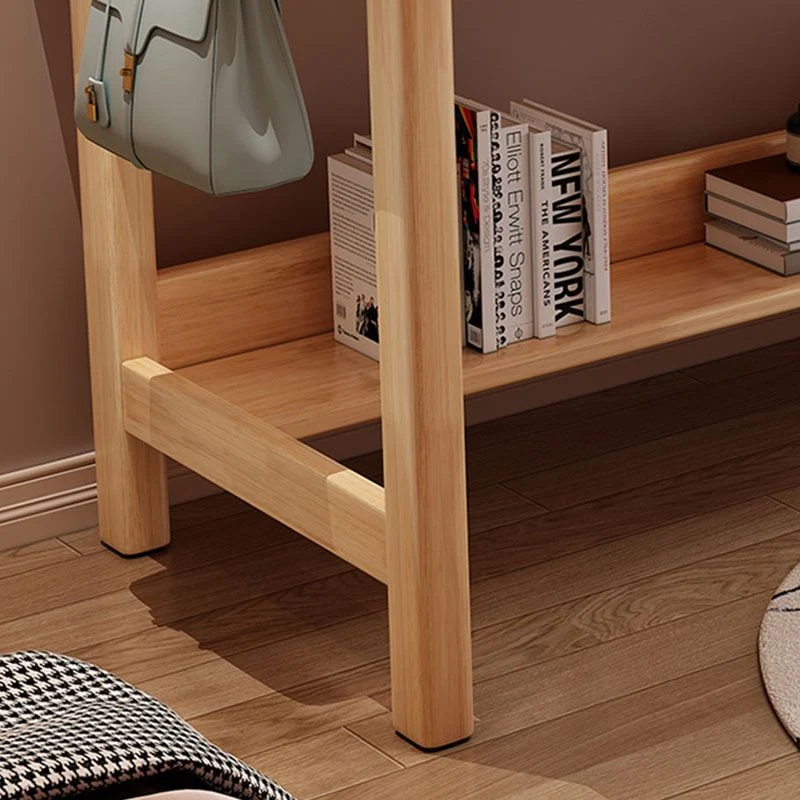 Bureau d'écriture à domicile en bois massif, bureau de style contemporain de 29,5 pouces Clearhalo