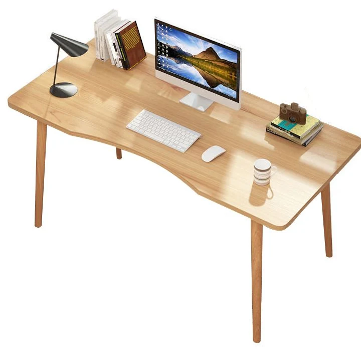 Bureau d'écriture de forme libre pour maison moderne, bureau de chambre à coucher en bois artificiel Clearhalo