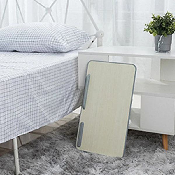 Bureau d'écriture de forme rectangulaire de Style moderne, bureau de travail en bois avec 2 pieds pour la maison Clearhalo