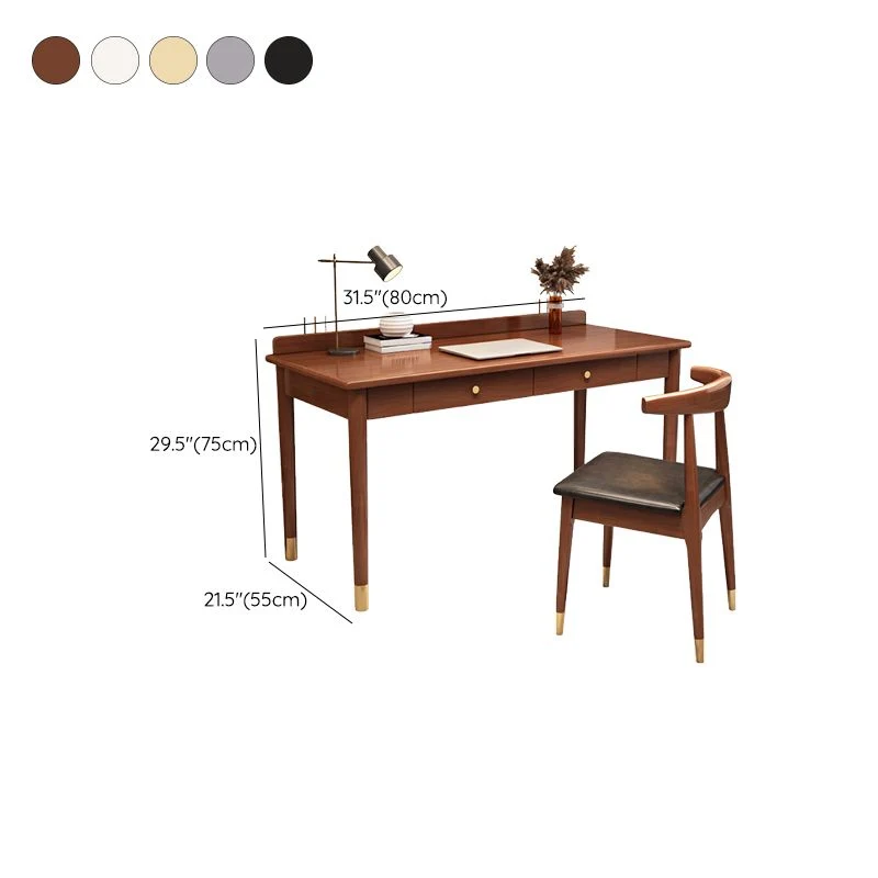 Bureau d'écriture Glam de 21,7 po de largeur et 29,5 po de hauteur Clearhalo