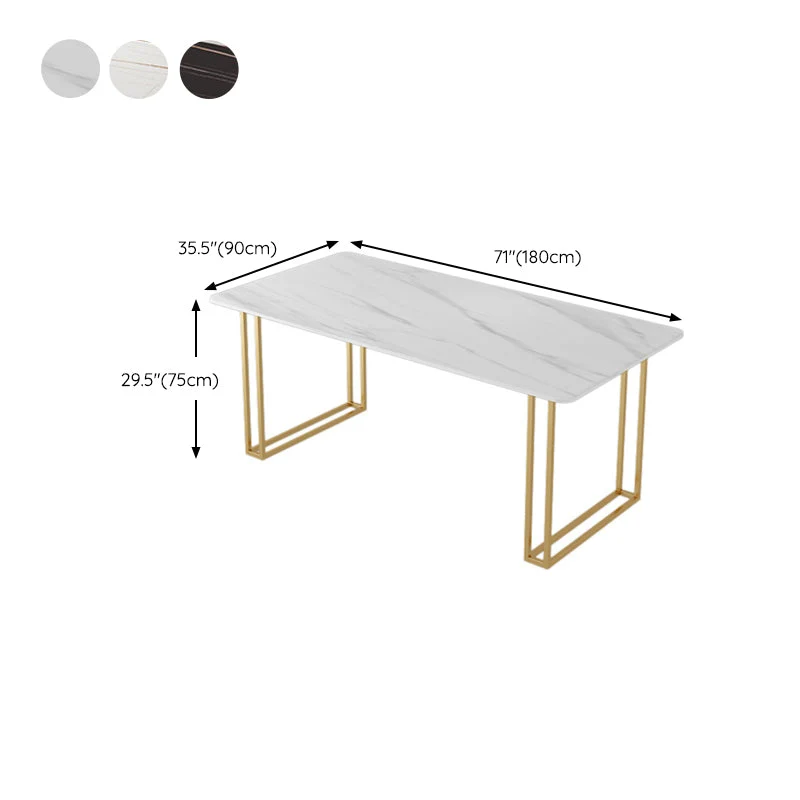 Bureau d'écriture incurvé en pierre Glam Stone de 29,53 po de hauteur Clearhalo
