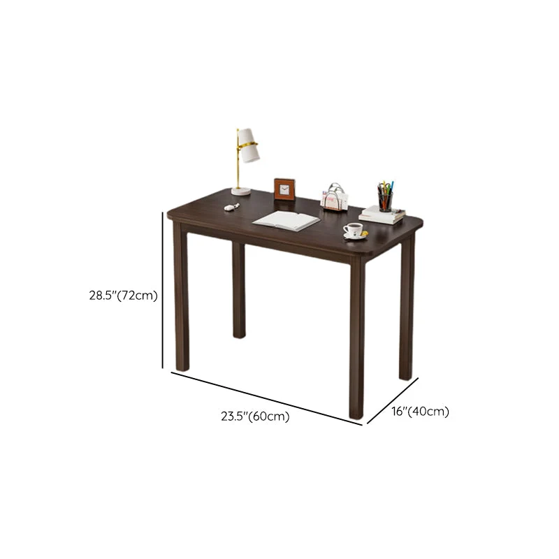 Bureau d'écriture industriel en bois d'ingénierie, bureau rectangulaire Clearhalo