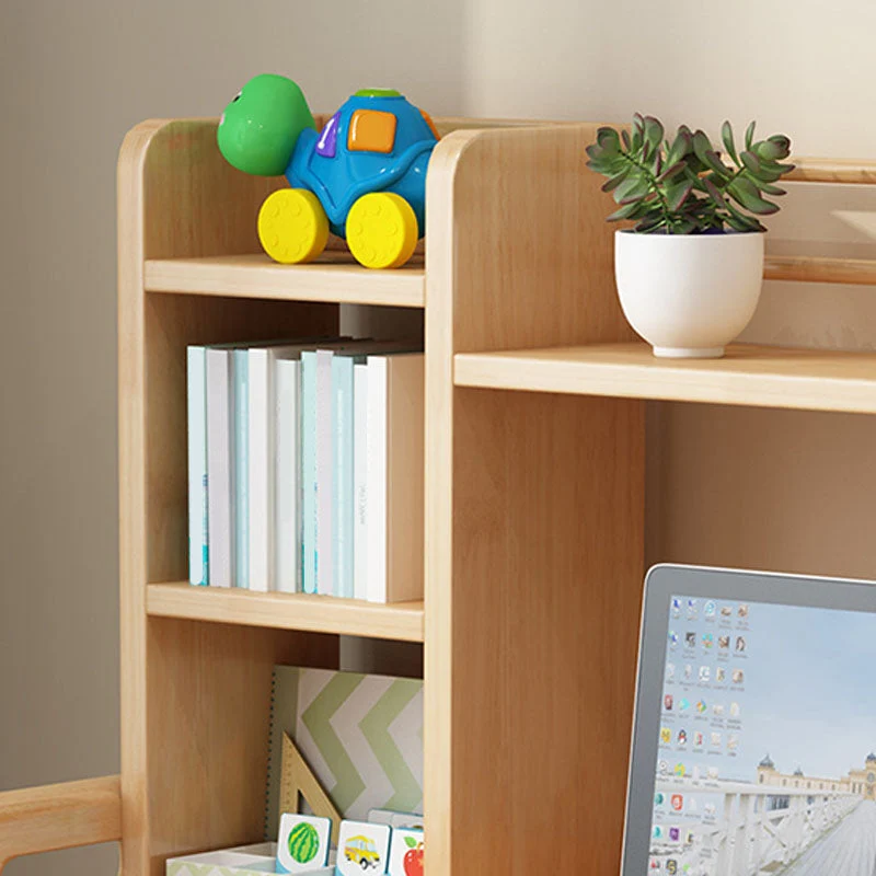 Bureau d'écriture moderne en bois massif, avec tiroir, pour chambre à coucher Clearhalo