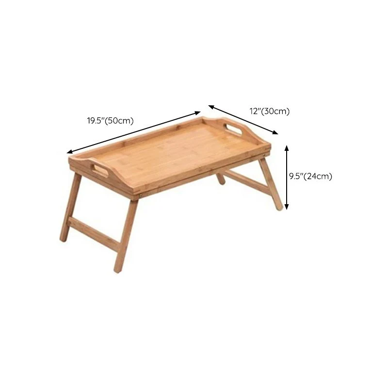 Bureau d'écriture moderne en bois massif, bureau d'ordinateur portable rectangulaire flottant Clearhalo