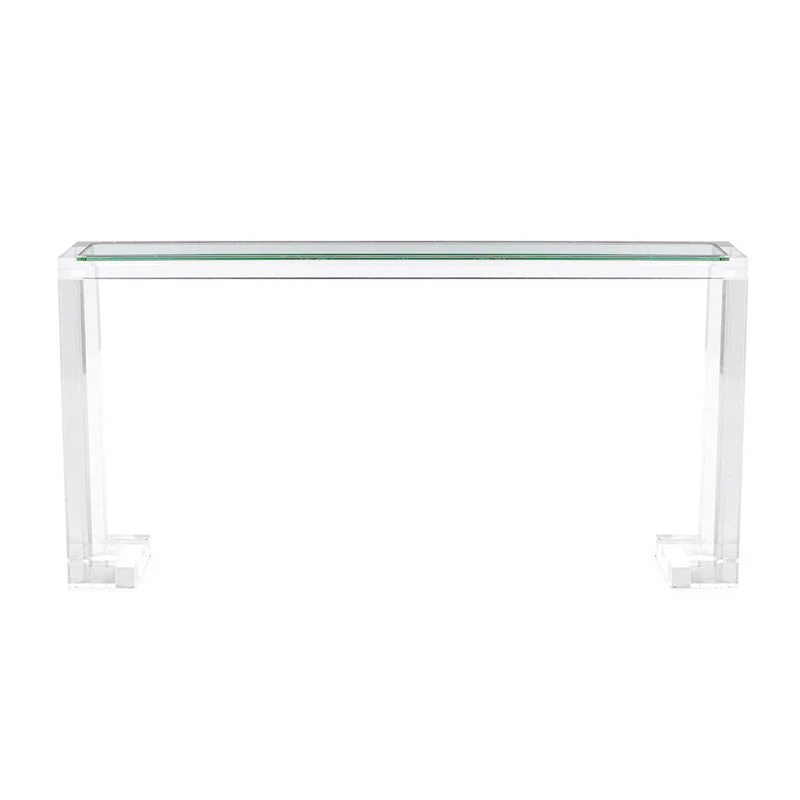 Bureau d'écriture moderne et contemporain en acrylique pour dortoir Clearhalo