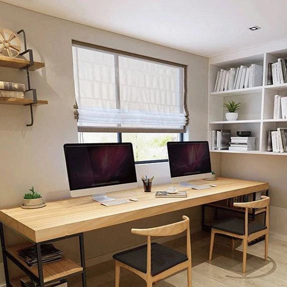 Bureau d'écriture moderne sur pied à tiroir rectangulaire de 30 po de hauteur Clearhalo