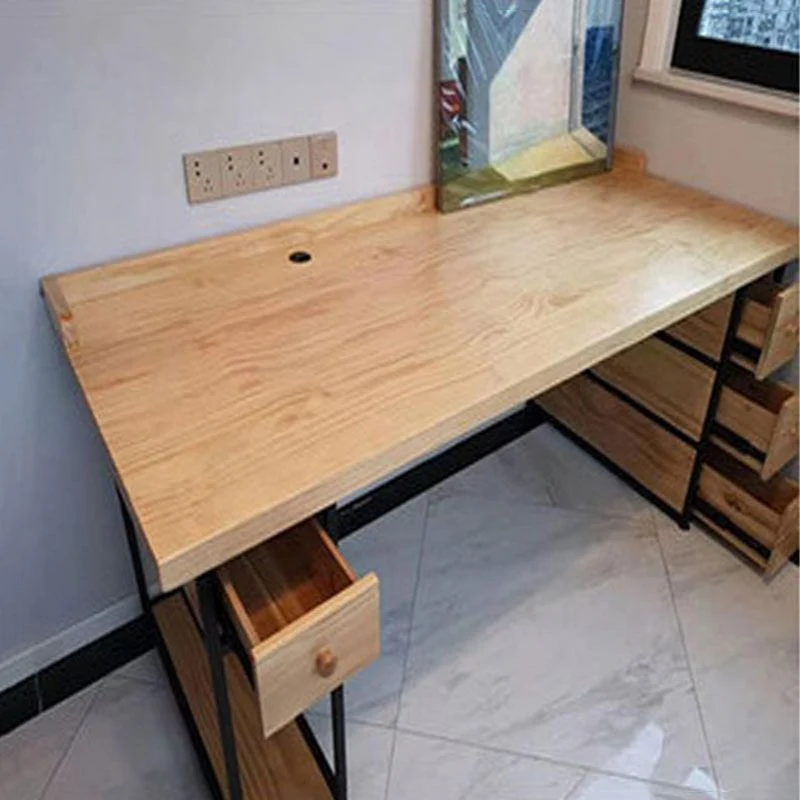 Bureau d'écriture moderne sur pied à tiroir rectangulaire de 30 po de hauteur Clearhalo
