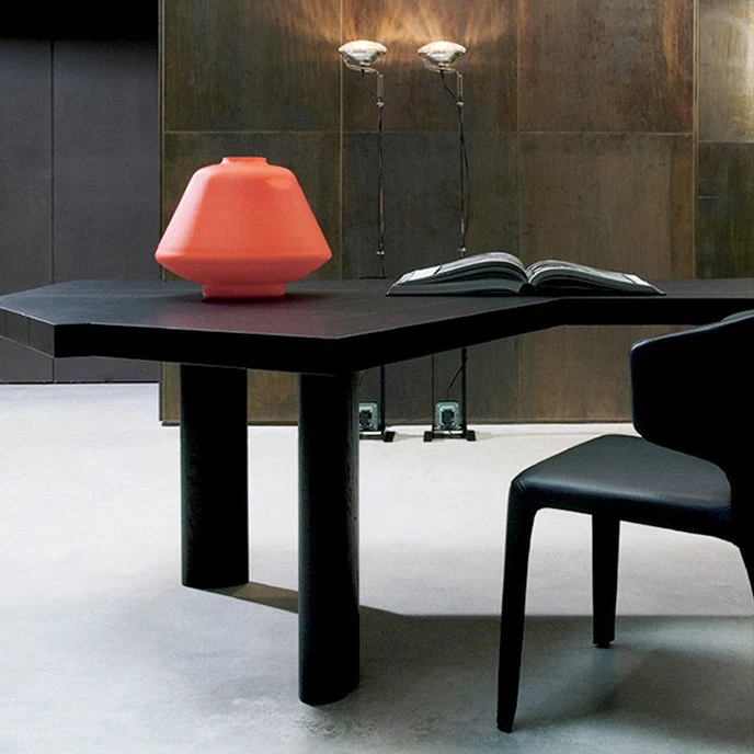 Bureau d'écriture Parsons noir, bureau en pin de 28,7 pouces de haut pour le bureau Clearhalo