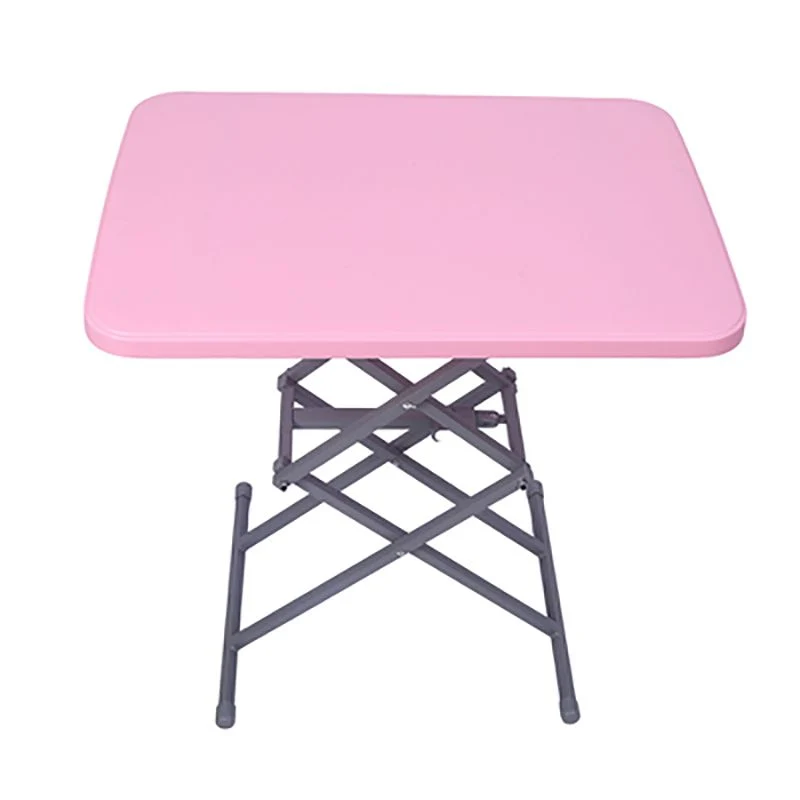 Bureau d'écriture en plastique contemporain pliant bureau à domicile rectangulaire Clearhalo