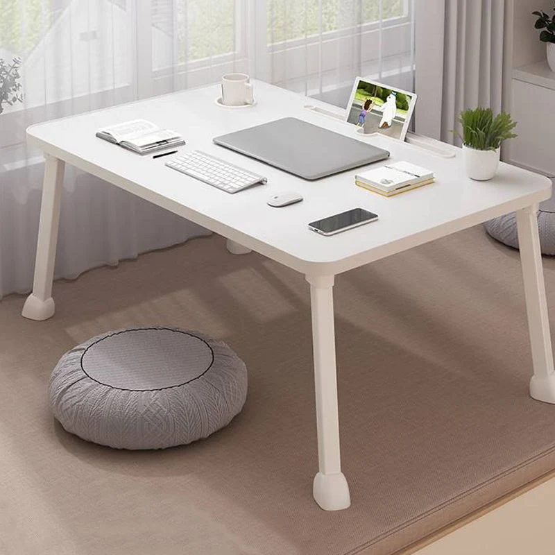 Bureau d'écriture pliant de forme rectangulaire avec 4 pieds pour la maison Clearhalo