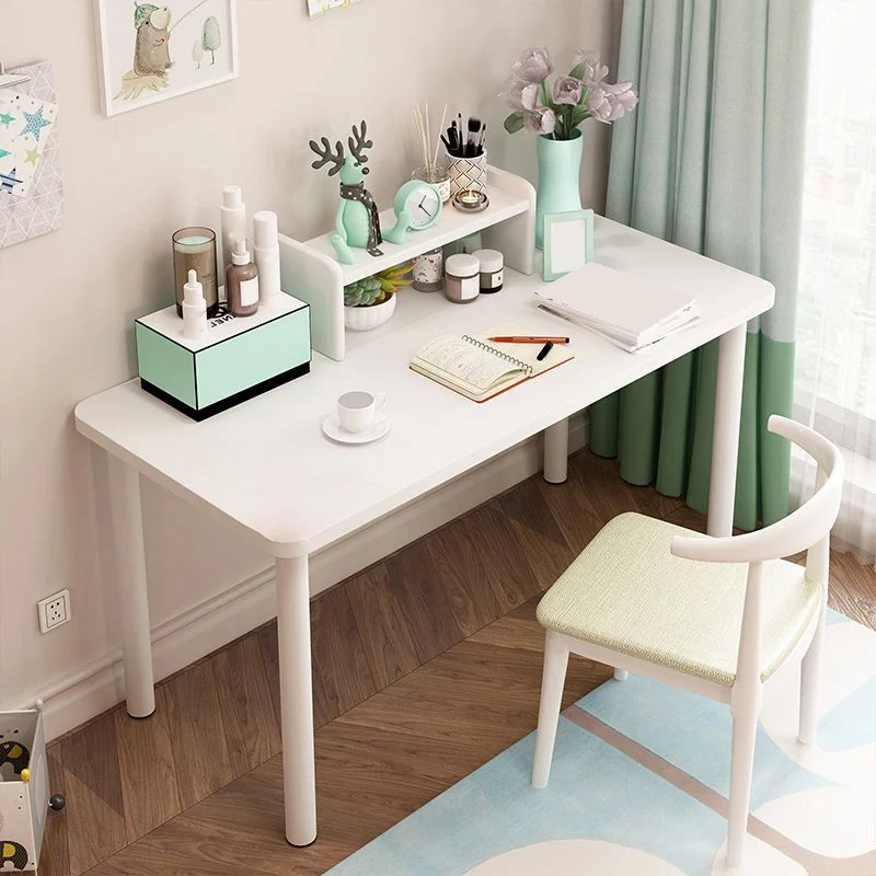 Bureau d'écriture rectangulaire avec base Parsons, bureau en bois d'ingénierie pour la maison Clearhalo