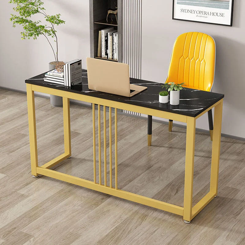 Bureau d'écriture rectangulaire en bois Glam de 15,7 pouces de large Clearhalo
