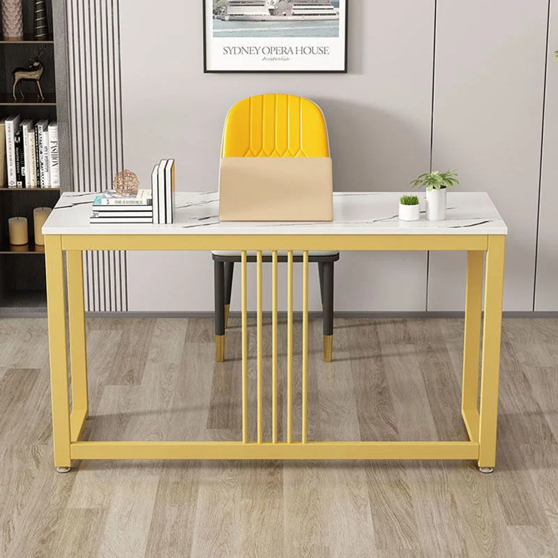 Bureau d'écriture rectangulaire en bois Glam de 15,7 pouces de large Clearhalo
