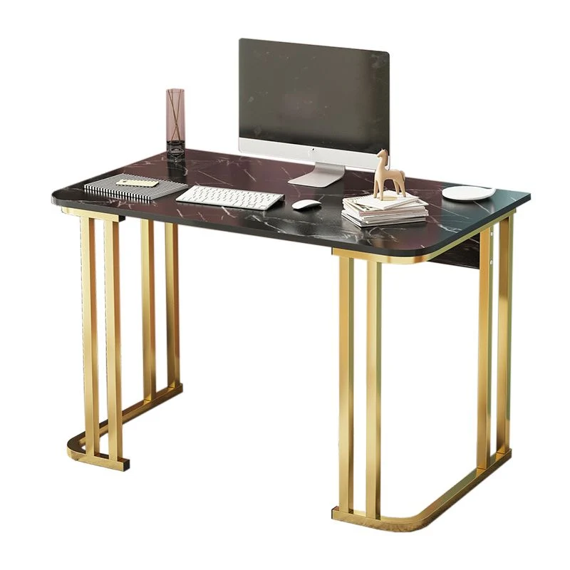 Bureau d'écriture rectangulaire en bois Glam, hauteur de 28,3 pouces Clearhalo