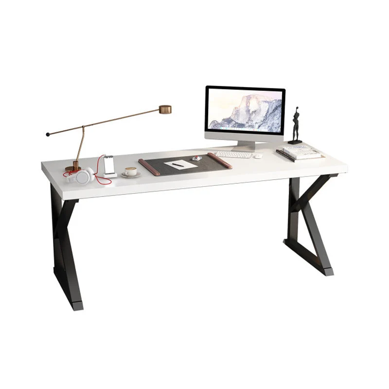 Bureau d'écriture rectangulaire en bois massif, bureau de 29,53 pouces de hauteur Clearhalo