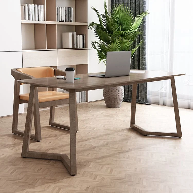 Bureau d'écriture rectangulaire contemporain, bureau en bois pour chambre à coucher Clearhalo