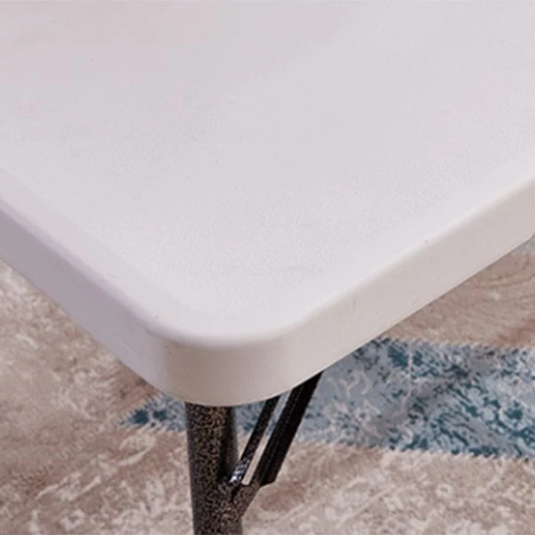 Bureau d'écriture rectangulaire contemporain Bureau pliant en plastique Clearhalo