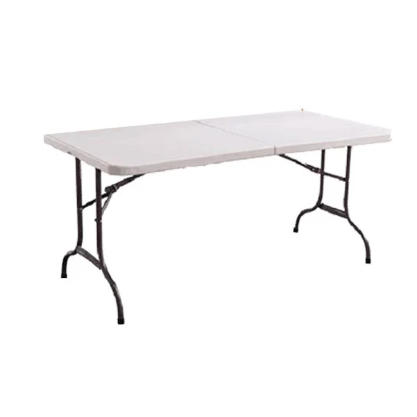 Bureau d'écriture rectangulaire contemporain Bureau pliant en plastique Clearhalo