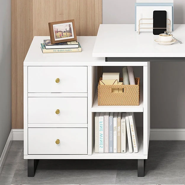 Bureau d'écriture rectangulaire Glam, bureau en bois pour bureau et maison Clearhalo