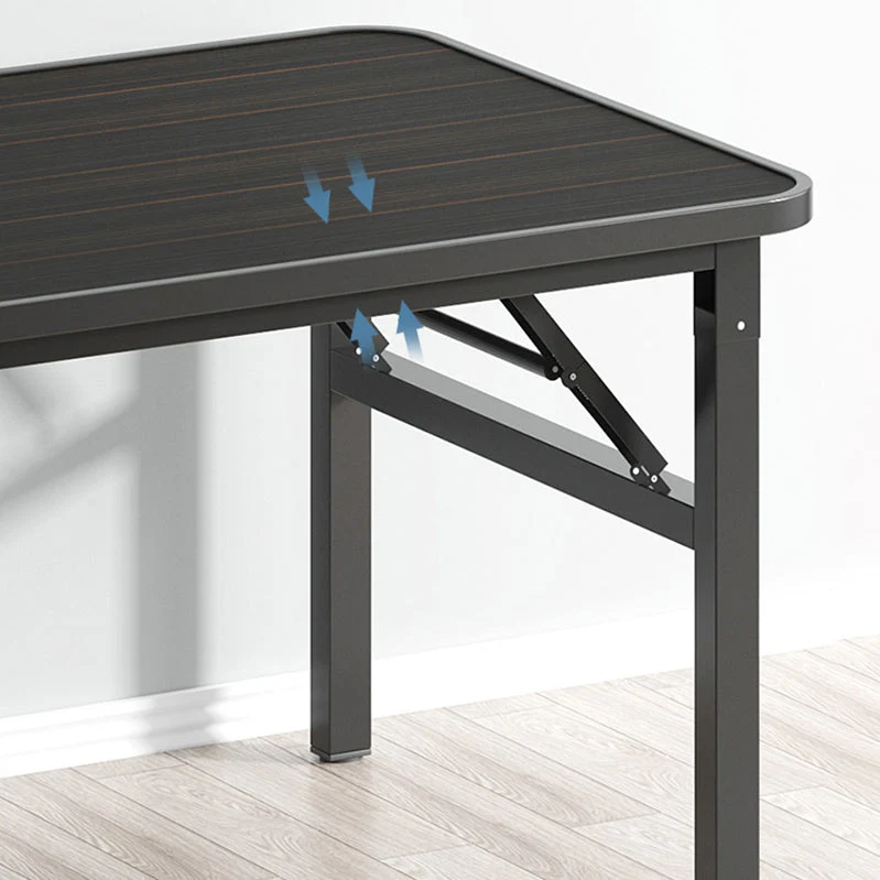 Bureau d'écriture rectangulaire en métal moderne pour un usage domestique Clearhalo