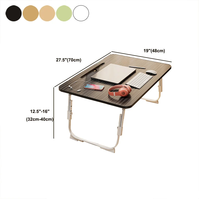 Bureau d'écriture réglable moderne, bureau pliant en bois fabriqué Clearhalo