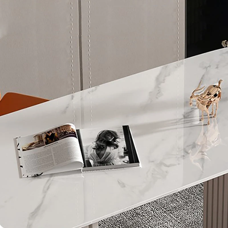 Bureau d'écriture de style Glam Bureau sur pied de 30 po de hauteur avec 3 tiroirs Clearhalo