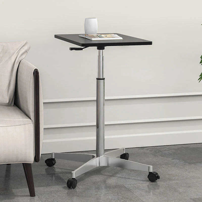 Bureau debout en bois rectangulaire de convertisseur de bureau debout de dortoir réglable Clearhalo