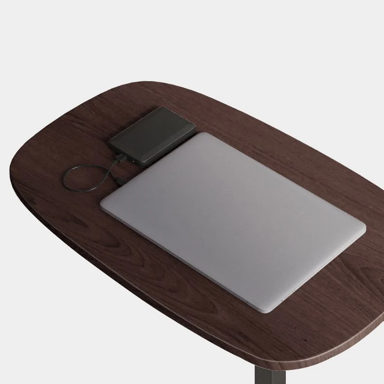 Bureau debout à piédestal rectangulaire à hauteur réglable Clearhalo