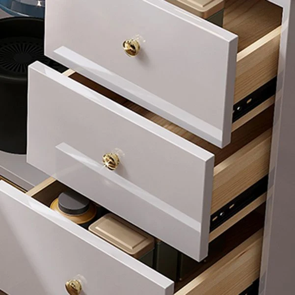 Bureau de direction Stone Glam avec tiroirs pour bureau Clearhalo