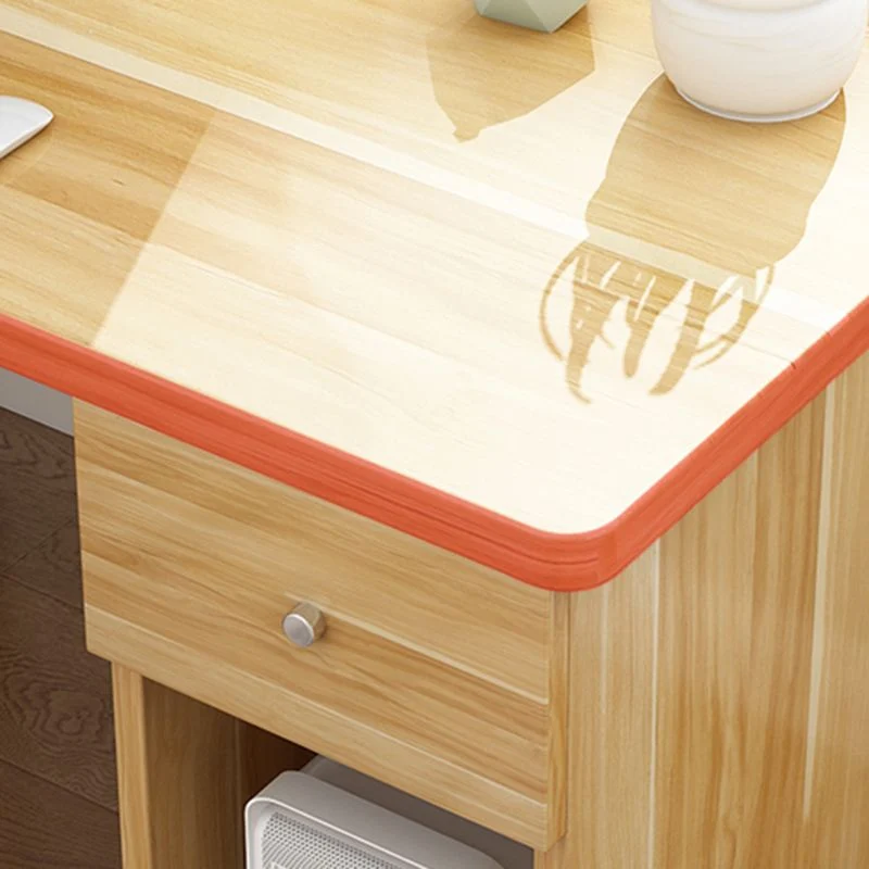 Bureau à domicile moderne, socle de bureau, étagères et tiroirs de rangement Clearhalo