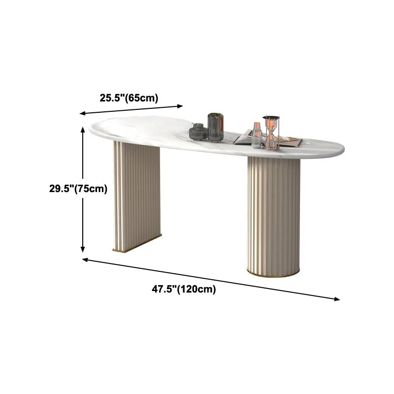 Bureau à domicile Table d'étude forme libre simplicité bureau d'écriture fixe Clearhalo