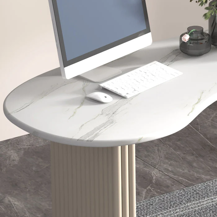 Bureau à domicile Table d'étude forme libre simplicité bureau d'écriture fixe Clearhalo
