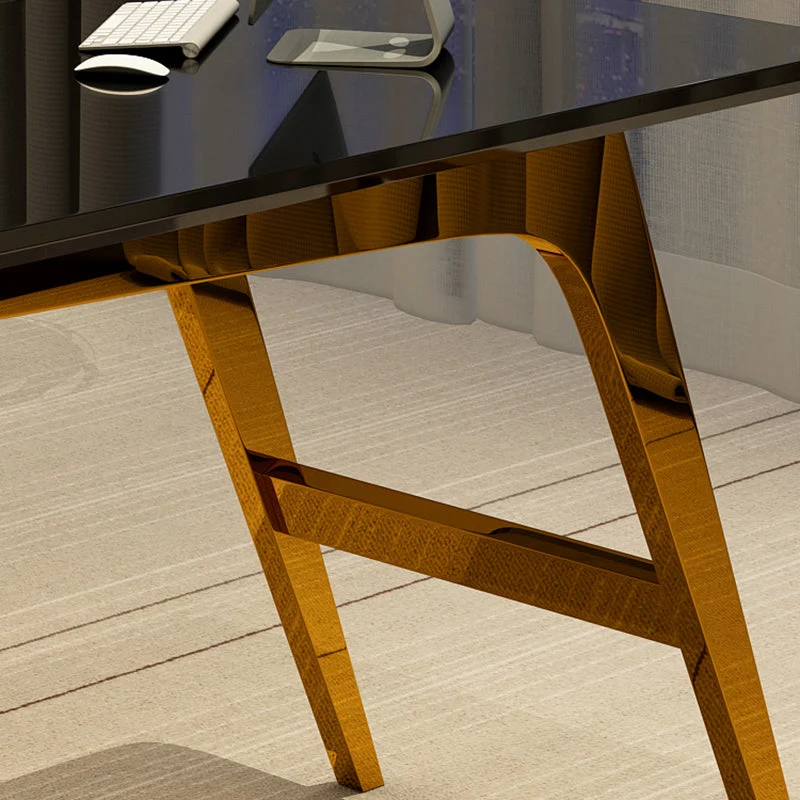 Bureau d'ordinateur de 23,6 po de large avec 3 tiroirs de rangement en bois artificiel Clearhalo